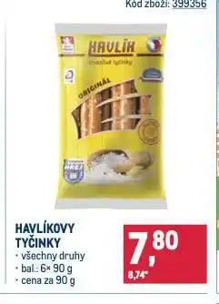 Makro Havlíkovy tyčinky nabídka