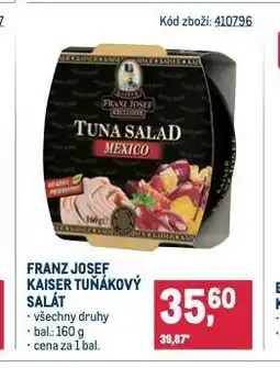 Makro Franz josef tuňákový salát nabídka
