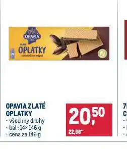 Makro Opavia zlaté oplatky nabídka