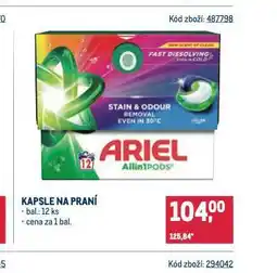 Makro Ariel kapsle na praní nabídka