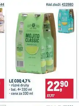 Makro Le coq 4,7% nabídka