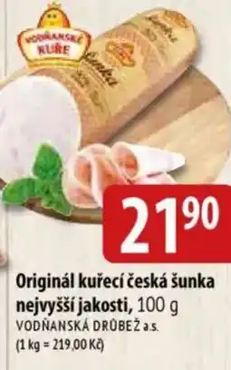 Bala Originál kuřecí česká šunka nejvyšší nejvyšší jakosti nabídka