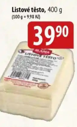 Bala Listové těsto nabídka