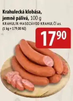 Bala Krahulecká klobása, jemně pálivá nabídka