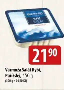 Bala Varmuža Salát Rybí, Pařížský nabídka