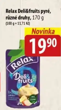 Bala Relax Deli&fruits pyré nabídka
