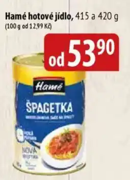 Bala Hamé hotové jídlo nabídka