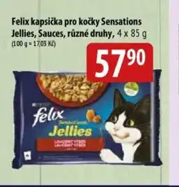 Bala Felix kapsička pro kočky Sensations Jellies, Sauces nabídka