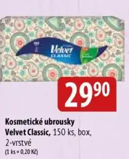 Bala Kosmetické ubrousky Velvet Classic, nabídka