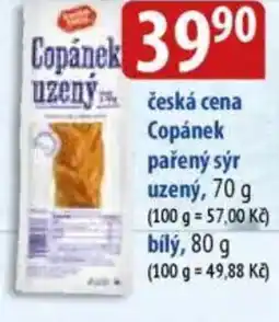 Bala Česká cena Copánek pařený sýr uzený 70 g (100 g = 57,00 Kč) bílý, 80 g nabídka