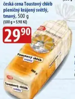 Bala Česká cena Toustový chléb pšeničný krájený světlý, tmavý nabídka