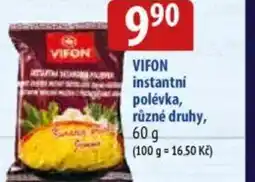 Bala VIFON instantní polévka nabídka