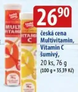Bala Česká cena Multivitamin, Vitamin C šumivý nabídka