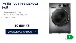 Datart Pračka TCL FP1012SAOCZ šedá nabídka