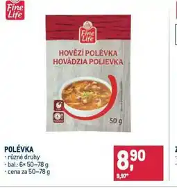 Makro Polévky nabídka