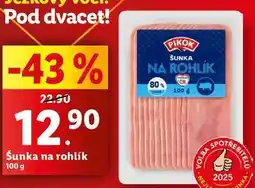 Lidl Šunka na rohlík, 100 g nabídka