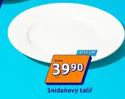 Action Snídaňový talíř nabídka