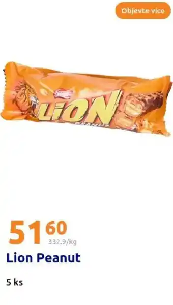 Action Lion peanut nabídka