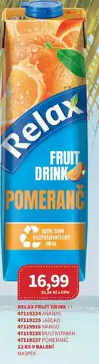Kubík potraviny Relax fruit drink nabídka