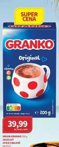 Kubík potraviny Orion Granko nabídka