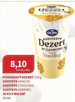 Kubík potraviny OLMA Pudingový dezert nabídka