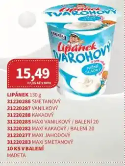 Kubík potraviny Lipánek nabídka