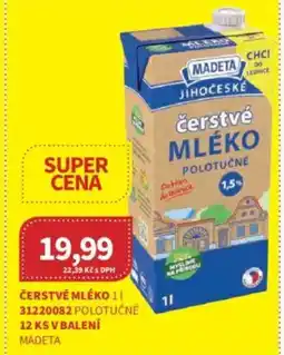Kubík potraviny MADETA Čerstvé mléko nabídka