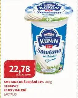 Kubík potraviny Smetana ke šlehání 31% nabídka