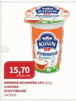 Kubík potraviny Krémová do omáček 15% nabídka