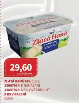 Kubík potraviny Zlatá Haná 74% nabídka