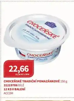 Kubík potraviny Choceňské tradiční pomazánkové nabídka