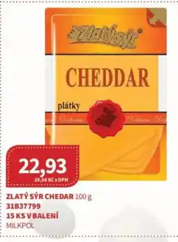 Kubík potraviny Zlatý sýr chedar nabídka