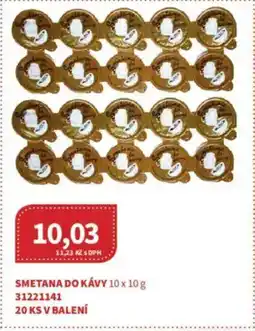 Kubík potraviny Smetana do kávy nabídka