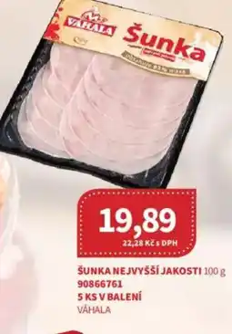 Kubík potraviny Šunka nejvyšší jakosti nabídka