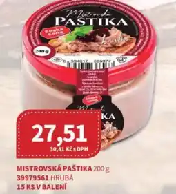 Kubík potraviny Mistrovská paštika nabídka