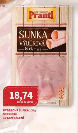 Kubík potraviny Výběrová šunka nabídka