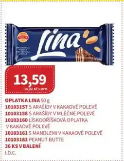 Kubík potraviny Oplatka Lina nabídka