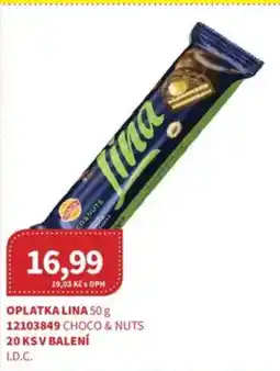 Kubík potraviny Oplatka Lina nabídka