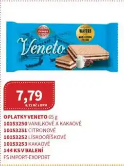 Kubík potraviny Oplatky Veneto nabídka