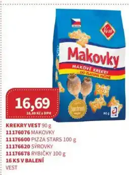 Kubík potraviny Krekry Vest nabídka