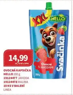 Kubík potraviny Ovocná kapsička Hello nabídka