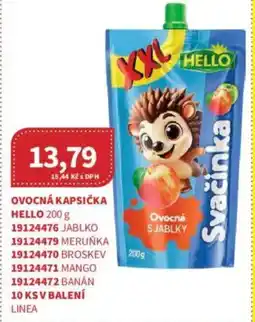 Kubík potraviny Ovocná kapsička Hello nabídka