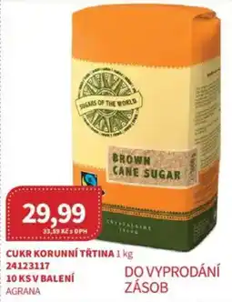Kubík potraviny Cukr korunní Třtina nabídka