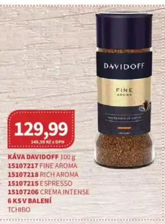Kubík potraviny Káva Davidoff nabídka