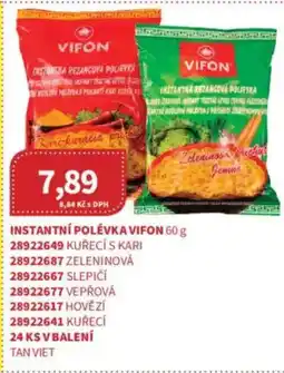Kubík potraviny Instantní polévka Vifon nabídka