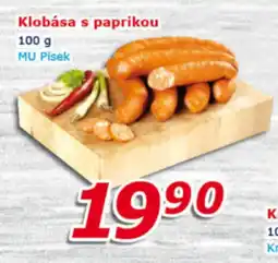 ESO MARKET Klobása s paprikou nabídka