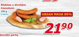 ESO MARKET Klobása s divokým česnekem nabídka