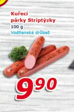 ESO MARKET Kuřecí párky Striptýzky nabídka