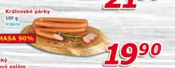 ESO MARKET Královské párky nabídka