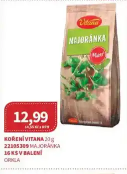 Kubík potraviny Koření Vitana nabídka